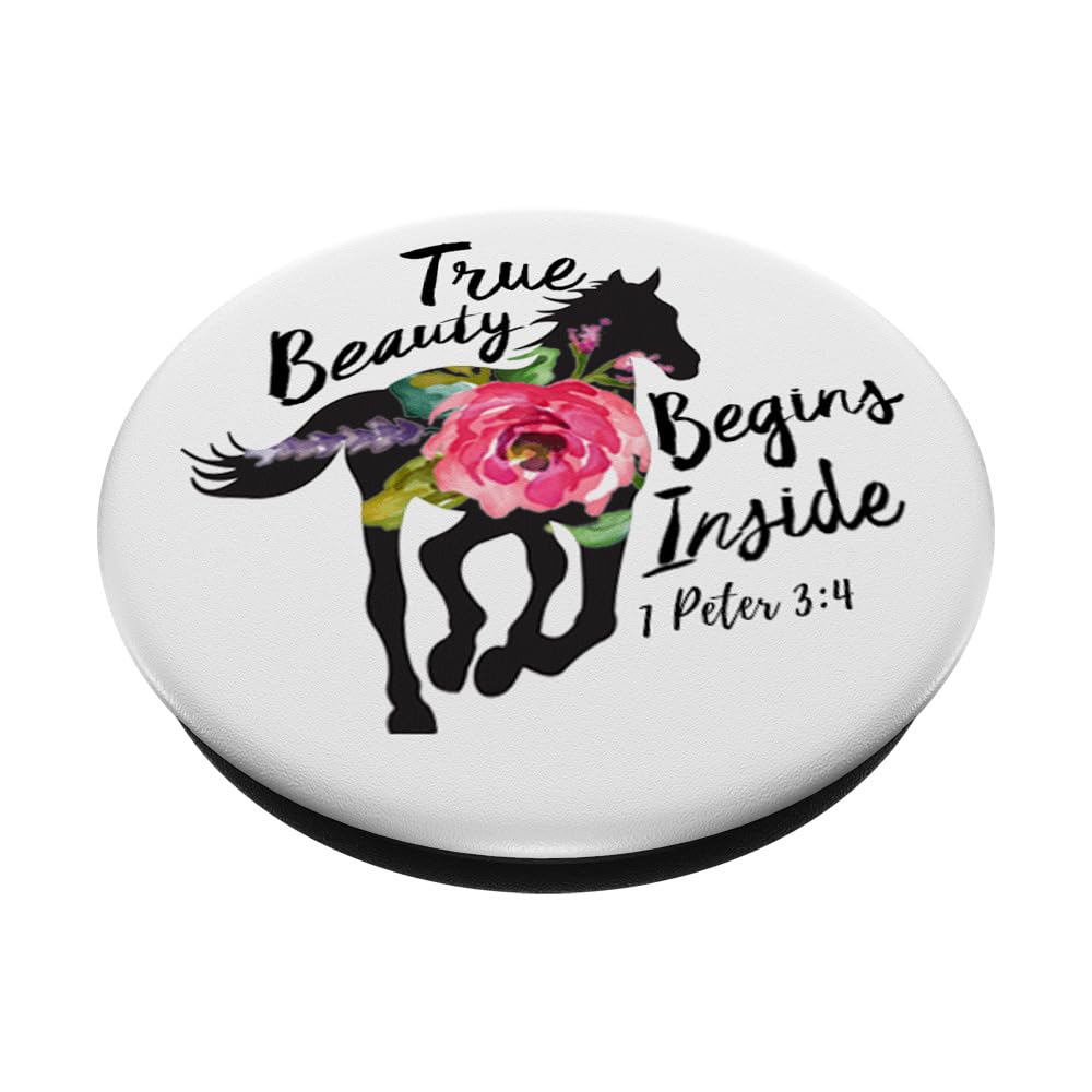 Bible Verse Horse - Cell Phone Mount, Hand Holder Knob 6848 Popsockets Popgrip: Swappable Grip For Phones & Tablets Popsockets A